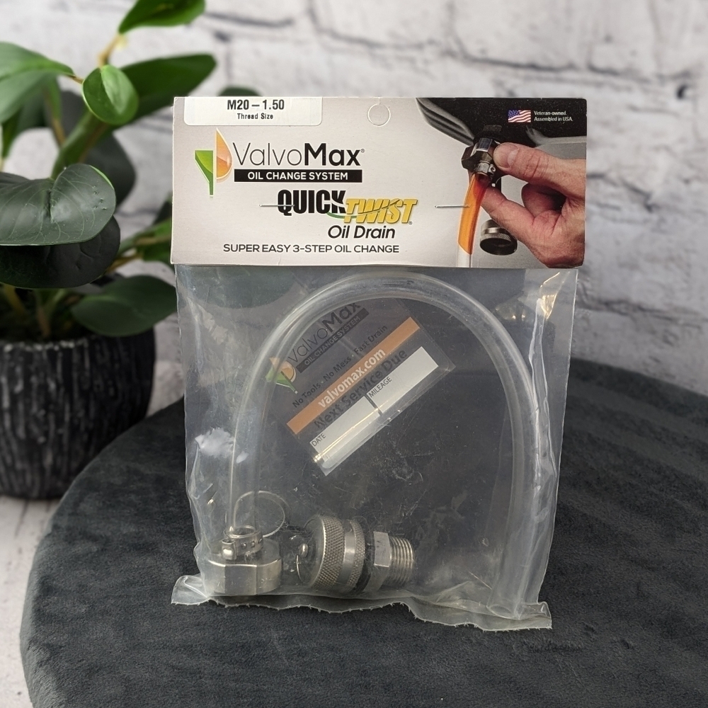 OEM ValvoMax M20-1.50 quick twist oil drain plug system plug